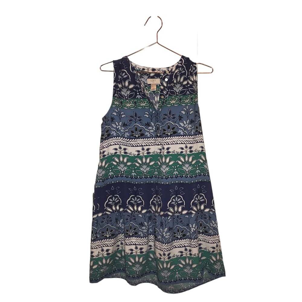 LOFT Outlet petite medium Flounce sleeveless floral dress size medium petite